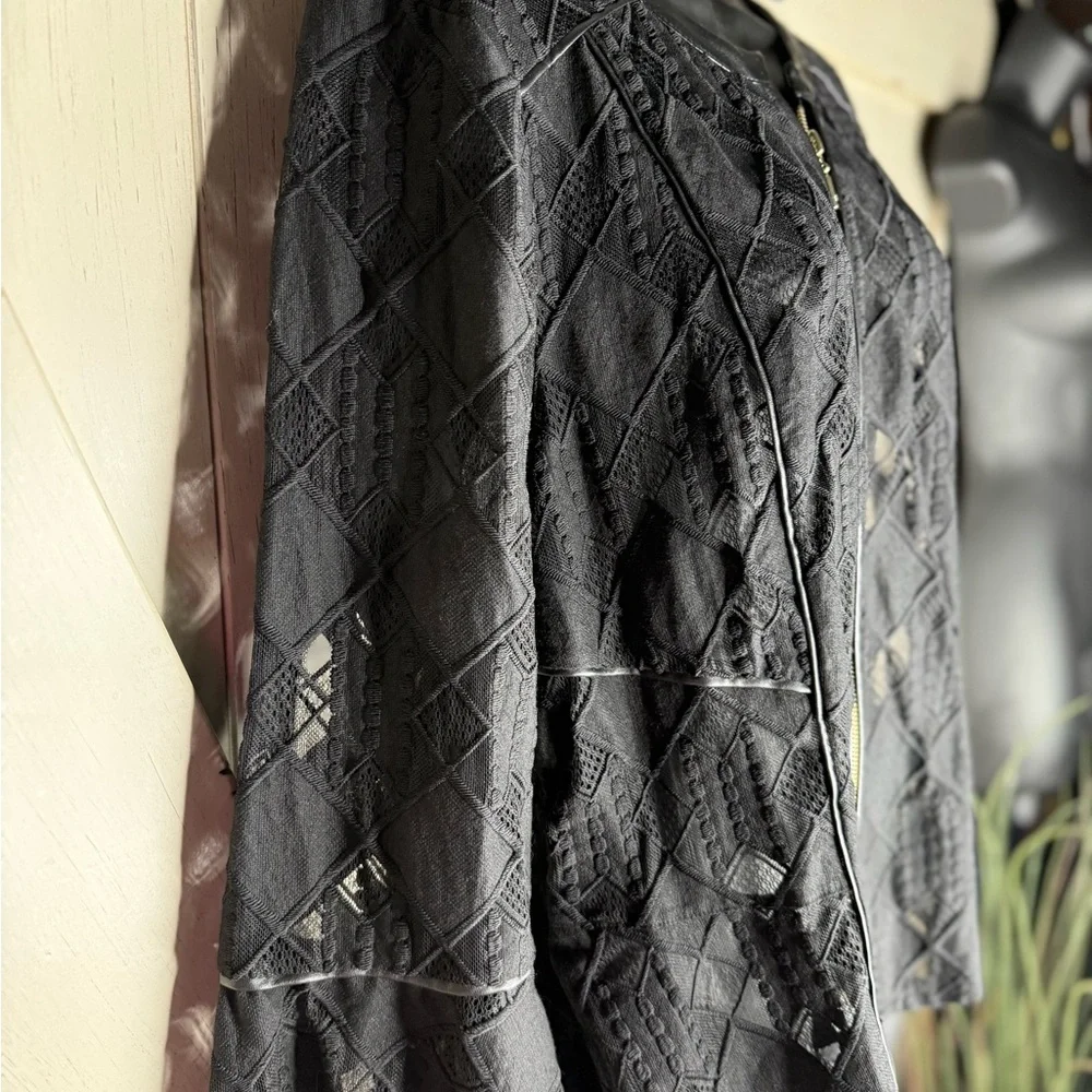 INC International Concepts Black Blazer Classic blouse - Picture 6 of 8